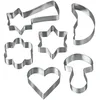 Image de Metaltex 252350 Emporte-Pièces Acier Inoxydable Multicolore 20 x 15 x 7 cm 6 pièces