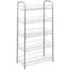 Image de Metaltex 343015 Etagère Multifonctions avec 5 Étages Argent 28 x 28 x 18 cm