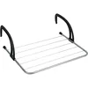 Image de Metaltex 406003031 heizkörper-/sèche-Linge pour Balcon, Camping, Argent/Noir