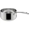 Image de Lagostina Accademia Lagofusion Casserole Acier Inoxydable 18/10 à Poignée Longue Ø 16 cm, Casserole Induction, Gaz et Four, Extérieur Poli et Intérieur Satiné, Poignée Rivetée, Fond 5 Couches
