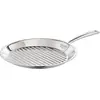 Image de ACCADEMIA LAGOFUSION Poêle grill 28 cm Inox 18/10 Tous feux dont induction Italie Garantie 25 ans 011116930128