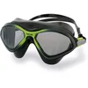 Image de SEAC Diablo Masque de Natation Anti-buée en Silicone pour Piscine et eaux Ouvertes Unisexe Adulte, Noir/Lime LF, Standard