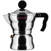 Image de Alessi AAM33/1 - Cafetière Espresso Design, Corps en Aluminium, Poignée et Bouton en Résine Thermoplastique, 1 Tasse