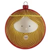 Image de Alessi Amj13 3 Giuseppe Boule de Noël en Verre Soufflé, decorée à la Main, Set de 4 Pièces Multicolore 9,00 x 9,00 x 26,50 cm