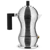 Image de Alessi MDL02/1 B Cafetière Espresso Poignée/Pommeau Fonte d'Aluminium/Polyamide Noir