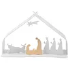 Image de Alessi BM09 W Crèche, Blanc/Colore Or, Taille Unique