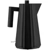 Image de Alessi Plissé MDL06 B - Bouilloire Électrique Design, en Résine Thermoplastique, Fiche Européenne 2400W, 170 cl, Noir