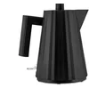 Image de Alessi Plissé MDL06/1 B - Bouilloire Électrique Design, en Résine Thermoplastique, Fiche Européenne 2400W, 100cl, Noir