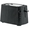 Image de Alessi Plissé MDL08 B - Grille-Pain Design, Six Niveaux de Dorure, en Résine Thermoplastique, Fiche Européenne 850 W, Noir