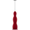Image de Alessi Pulcina MDL11 R - Batteur Mousseur à Lait Design, en Résine Thermoplastique, Fouet en Acier et Batterie Rechargeable, Rouge