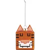 Image de Alessi Quadratigra GJ02 13 - Décoration de Noël Représentant Le Tigre Placide Quadratigra, en Verre Soufflé à la Bouche à l'Intérieur d'un Moule et Décoré à la Main