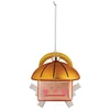 Image de Alessi Quadrangelo GJ02 14 - Décoration de Noël Représentant l'Ange Quadrangelo aux Dheveux Dorés, en Verre Soufflé à la Bouche à l'Intérieur d'un Moule et Décoré à la Main
