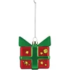 Image de Alessi Cobosmico GJ02 16 - Décoration de Noël Représentant la Petite Boîte Cadeau Cubosmique en Verre Soufflé à la Bouche à l'Intérieur d'un Moule et Décorée à la Main