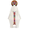 Image de Alessi Mary ESA05 2 - Figurine Vierge pour Crèche en Porcelaine avec Décalcomanies Appliquées à la Main et Détails en Or 24 Carats, Multicolore