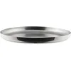 Image de Alessi Extra Ordinary Texture JM14/35 T - Plateau Rond au Design Minimaliste en Acier Inoxydable 18/10 avec Décorations, Granulé en Relief, 35 cm