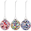 Image de Alessi Proust AM43SET3 - Set de 3 Boules de Noël Design, en Verre Soufflé Décoré à la Main