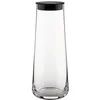 Image de Alessi Eugenia NF09/3100 - Carafe Design avec Bouchon en Silicone, Esthétique Minimale, en Verre Cristallin, 110 cl