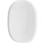 Image de Alessi Itsumo NF07/22 25 - Plat de Service Ovale Design, Usage Quotidien, Esthétique Minimale, en Porcelaine Blanche