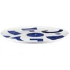 Image de Alessi Itsumo - Yunoki ware NF08/1 - Assiette Plate Design, Usage Quotidien, Esthétique Minimale, en Porcelaine Blanche avec Décor Samiro Yunoki, Diamètre 27 cm