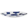 Image de Alessi Itsumo - Yunoki ware NF08/5 - Assiette à Dessert Design, Usage Quotidien, Esthétique Minimale, en Porcelaine Blanche avec Décor Samiro Yunoki, Diamètre 21 cm