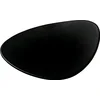 Image de Alessi Fm10/79 Colombina Collection Grand Soucoupe en Bone China, Noir, Set de 6 Pièces