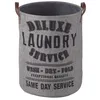 Image de Gedy Vintage Panier à linge 60 litres Gris