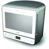 Image de Whirlpool Max 39 WSL - Four à micro-ondes et grill, 13 litres, argenté, avec cuit-vapeur, grille haute, assiette avec poignée amovible pour fonction Crisp, silencieux (0 décibel), en acier, blanc