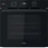 Image de WHIRLPOOL OMSR58RU1SB Four encastrable pyrolyse noir Steam+ 71 L Classe A+