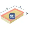 Image de UFI Filters Filtre à air pour FORD: Focus & VOLVO: V50, S40, C30 (Ref: 30.241.00)