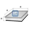 Image de UFI Filters Filtre à air pour PEUGEOT: 307 & CITROËN: C4 (Ref: 30.272.00)