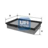 Image de UFI Filters Filtre à air pour MERCEDES-BENZ: Classe A, Classe GLA, Classe B, Classe CLA & INFINITI: QX30, Q30 (Ref: 30.595.00)