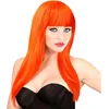 Image de W WIDMANN MILANO Party Fashion - Perruque VOGUE pour femmes, coiffure longue avec frange, accessoire de mode pour le carnaval et les fêtes