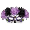Image de W WIDMANN MILANO Party Fashion - Masque pour les yeux Dia de los Muertos avec roses, bal masqué, jour des morts, carnaval