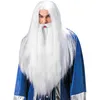 Image de W WIDMANN MILANO Party Fashion - M6137 - Perruque Sorcier avec maxi barbe et moustache, Fantastique, Contes de fées, Carnaval
