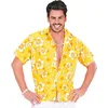 Image de W WIDMANN MILANO Party Fashion - Chemise hawaïenne homme, chemise à fleurs, beach party, déguisements de carnaval