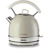 Image de Ariete Bouilloire Vintage 2877, Bouilloire Électrique avec Niveau D'Eau Visible, Base Sans Fil 360°, Arrêt Automatique, Poignée Ergonomique, Capacité 1,7 L, Acier Inoxydable, 2000W, Beige