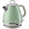 Image de Ariete Bouilloire Vintage 2868, Bouilloire Électrique avec Base 360° Sans Fil, Arrêt Automatique, Capacité 1 L, Acier Inoxydable, 1600W, Vert