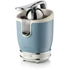 Image de Ariete Vintage 413 Presse Agrumes Électrique avec Levier, 2 Cônes pour Petits et Grands Fruits, Bec verseur anti-goutte, Moteur Silencieux, Pressage Professionnel, 85W, Bleu Ciel