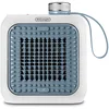 Image de De'Longhi Capsule Desk - Chauffage Céramique Personnel, Mini-Chauffage Électrique Basse Consommation, Chaleur Immédiate, Silencieux, Arrêt Automatique si renversé, 360 W, Bleu Clair (HFX10B03.LB)