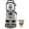 Image de De'Longhi Dedica Duo EC890.M Barista Machine à café avec pompe, expresso et infusion à froid, machine à café manuelle avec tige à vapeur LatteArt, 15 cm de large, 2 expresso, écran tactile, tasse