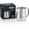 Image de De'Longhi Pichet à mousse de lait, en acier inoxydable, 500 ml, outil de barista, pichet pour machine à expresso, cappuccino, latte Art, DLSC069