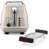 Image de De'Longhi CTOV 2103.BG Grille-pain Icona Vintage (Crème)