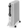 Image de De'Longhi Radia S - Radiateur à Huile pour Pièces jusqu'à 60m³, Chauffage Électrique avec Thermostat de Sécurité, 9 Éléments, Chauffage Personnalisé avec Antigel, Portable, 2000W, Blanc (TRRS0920)