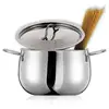Image de Cuit-pâtes en inox avec couvercle égouttoir 20 cm 4,5 L Inoxriv