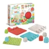 Image de Soft Clemmy Touch and Play Tapis Sensoriel 4 Dalles et 8 Blocs 6-36 Mois