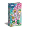 Image de Clementoni Idea 18397 Create Your Highlighters Garden, Kit créatif pour Enfants 6 Ans et surligneurs Personnalisables avec décorations et Personnages