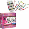 Image de Clementoni | Crazy Chic   Message Bracelets Enfant 7 Ans+ | Kit Créatif Bijoux à Personnaliser | Lettres, Perles, Fils Élastiques | Coffret DIY Amusant | Activité Manuelle et Cadeau Créatif
