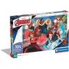 Image de Clementoni Supercolor Glitter Avengers-104 pièces, Enfants 6 Ans, Dessin animé, Marvel, Puzzle Super héros-fabriqué en Italie, 20347, Multicolore, Medium