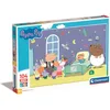 Image de Clementoni - 23735 - Peppa Pig - Supercolor - 104 Pièces - Puzzle du Dessin Animé - Jeu de Création et Logique pour Enfants à partir de 6 Ans et Plus