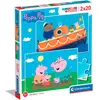 Image de Clementoni Peppa Pig Double Puzzle 2x20 Pièces